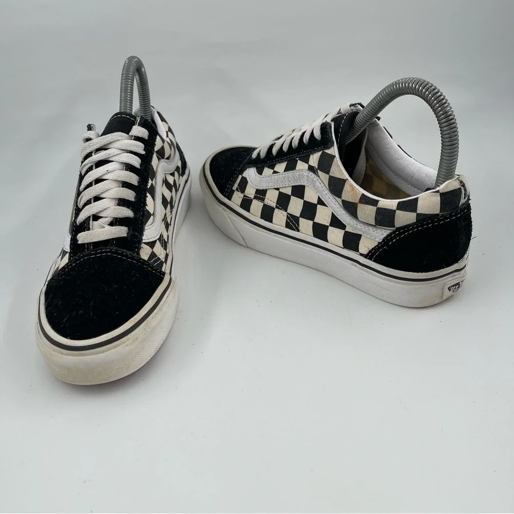👞Vans Unisex Adults Era Black White Checkerboard Skateboarding Shoe-M/4.5 | W/6